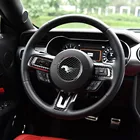 Горячая Распродажа металлическая 3D эмблема на руль, наклейка для Ford Mustang 2015 2016 2017, стайлинга автомобилей