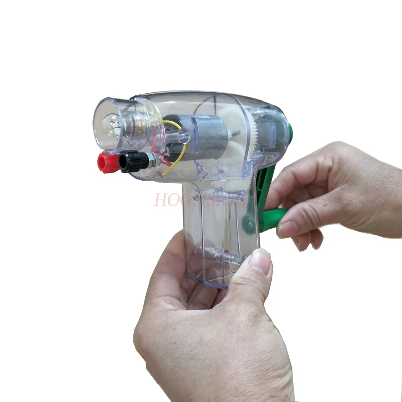 

Эксперименты по физике модель генератора с ручным приводом для младшей и старшей школы Электрический эксперимент по физике электромагнитн...