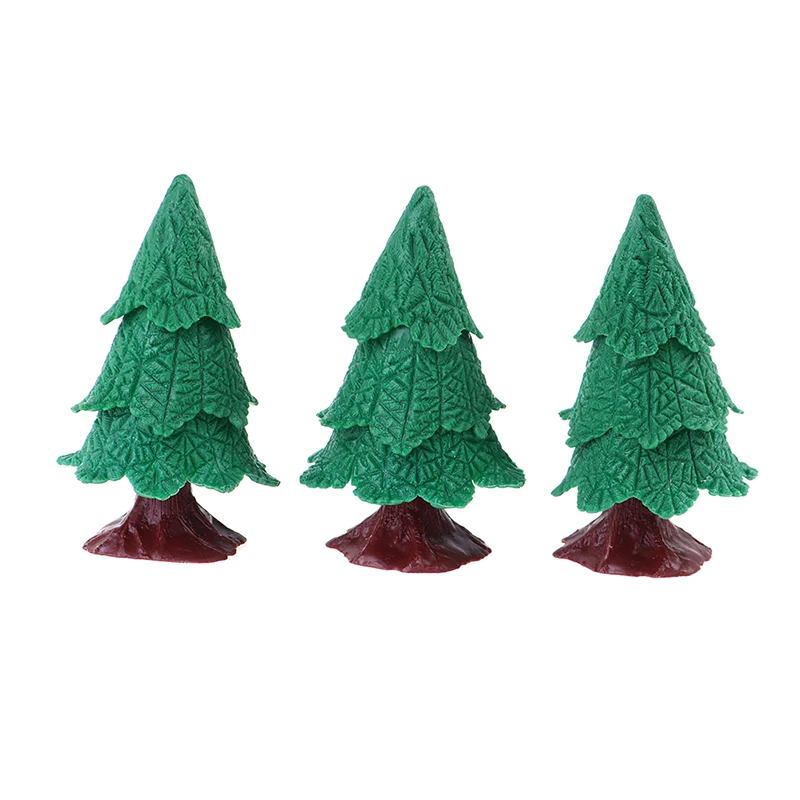 

1pc Dollhouse Miniature Christmas Tree Small Artificial Snow Landscape Architecture Trees Christmas Crafts Tabletop Decor
