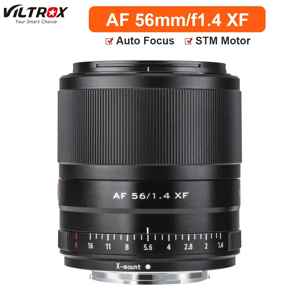 Viltrox 56 мм F1.4 объектив для фотоаппарата с автофокусом большой диафрагмой Fujifilm