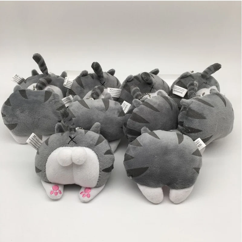 Q Style 10 см кошка плюшевые игрушки Чи Кот Мягкие животные куклы сыр мягкие брелок