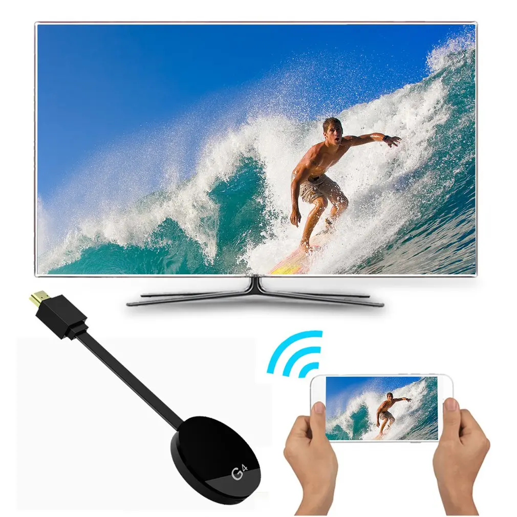 G4 хромированный литой ультра 4K цифровой медиа видео поток HDTV WiFi HDMI