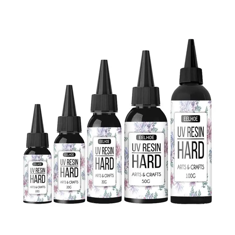 УФ-смола твердого типа кристально прозрачный клей ультрафиолетовая отверждение