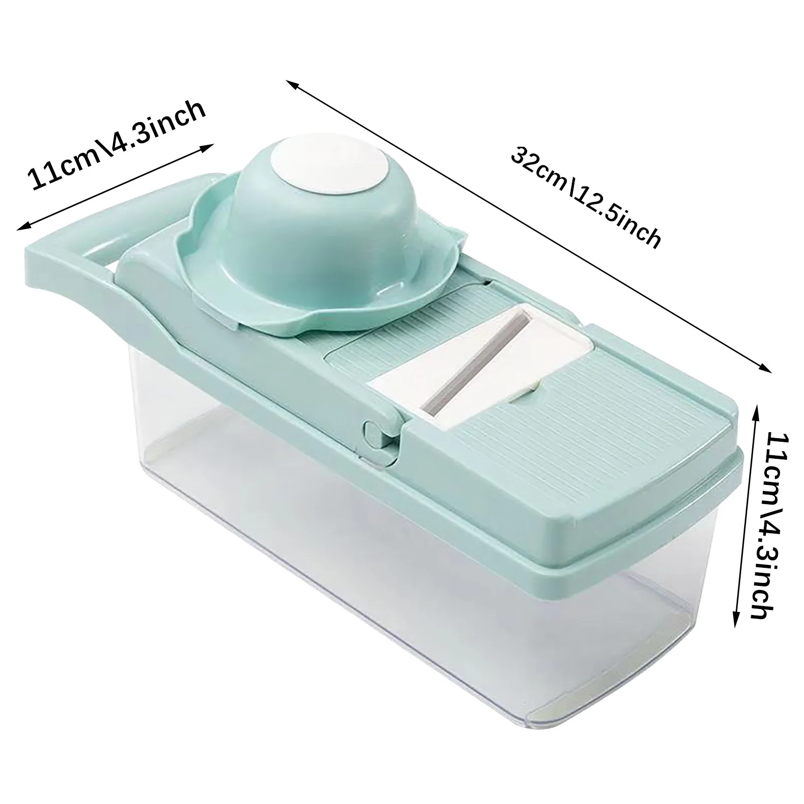 

8-in-1 V Cut Vegetables Artifact Multifunctional Diced Potato Wire Cutter Grater Household Potato Chips Slice Kitchen Grater