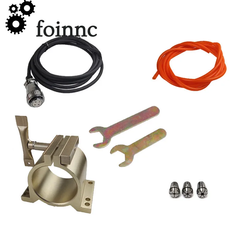 Двигатель шпинделя водяного охлаждения с ЧПУ 80 мм 2 кВт ER20 220 В/380 В 24000 об/мин