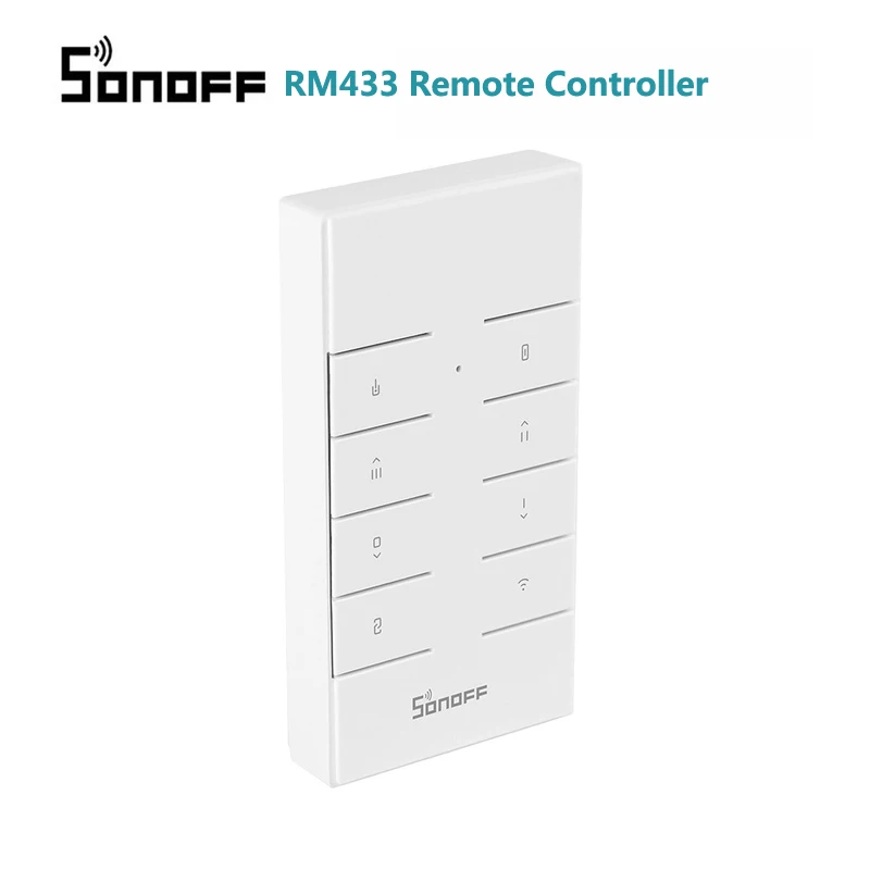 SONOFF RM433 пульт дистанционного управления обновленная версия подходит для SONOFF Basicrf/Slampher/iFan03/4CHProR2/TX серии/433 RF мост