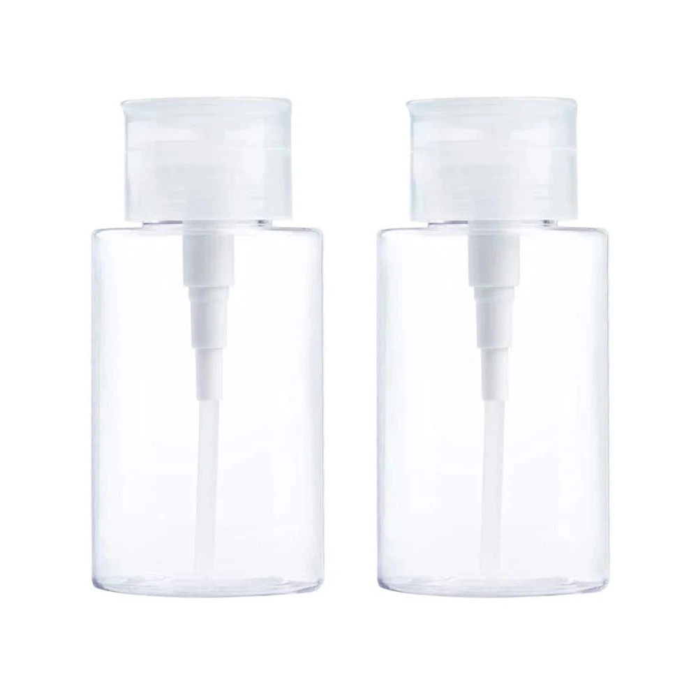

Face Makeup Remover Travel Bottles Set 2Pcs 200ml PP Reusable Cosmetics Container Cream Lotion Sub-Bottle Make Up Tools Kit