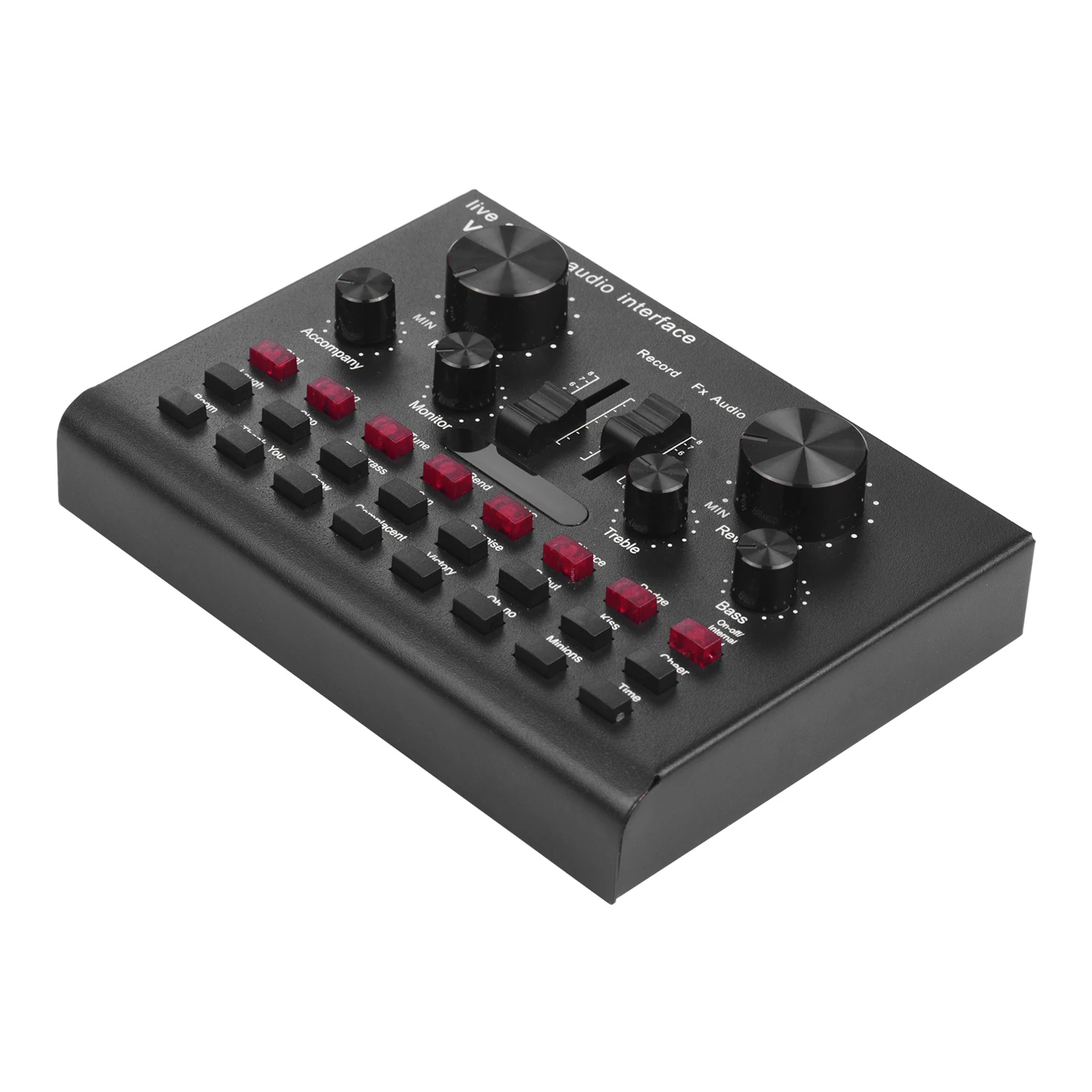 Многофункциональная звуковая карта USB аудио интерфейс миксер голосовое