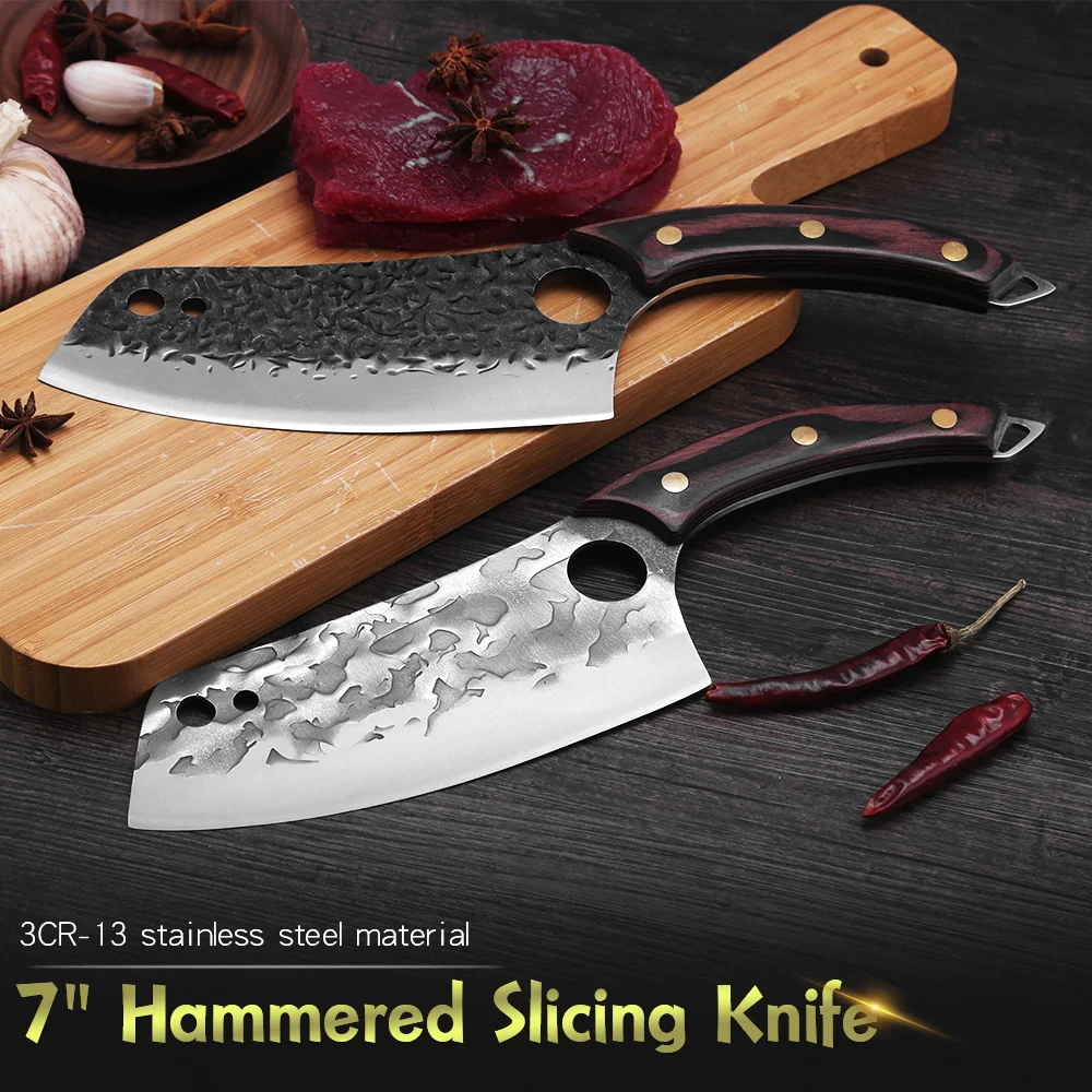 Slicer Stainless Steel Kitchen Chef Knifea 7'' INCH Cutting 