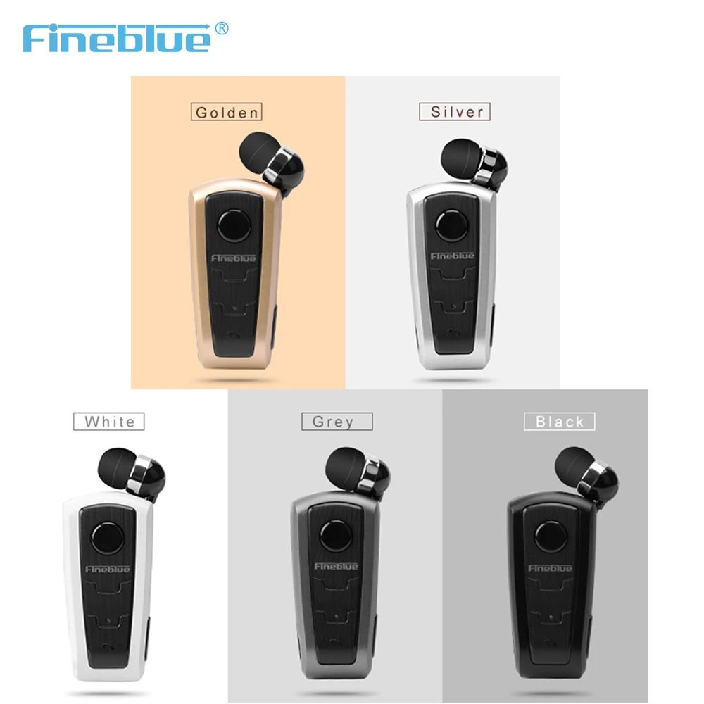 2020 Оригинал Fineblue F910 Беспроводная Bluetooth V4.0 гарнитура в ухо вибрационное