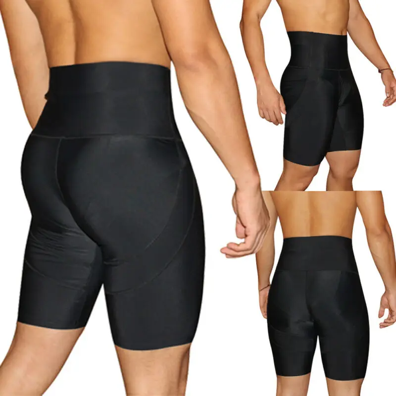 Fashion Men's High Waist Slim Underwear Pure Color Polyester Briefs Pouch Underpants Breathable Casaul 2019 New Size S-5XL | Мужская