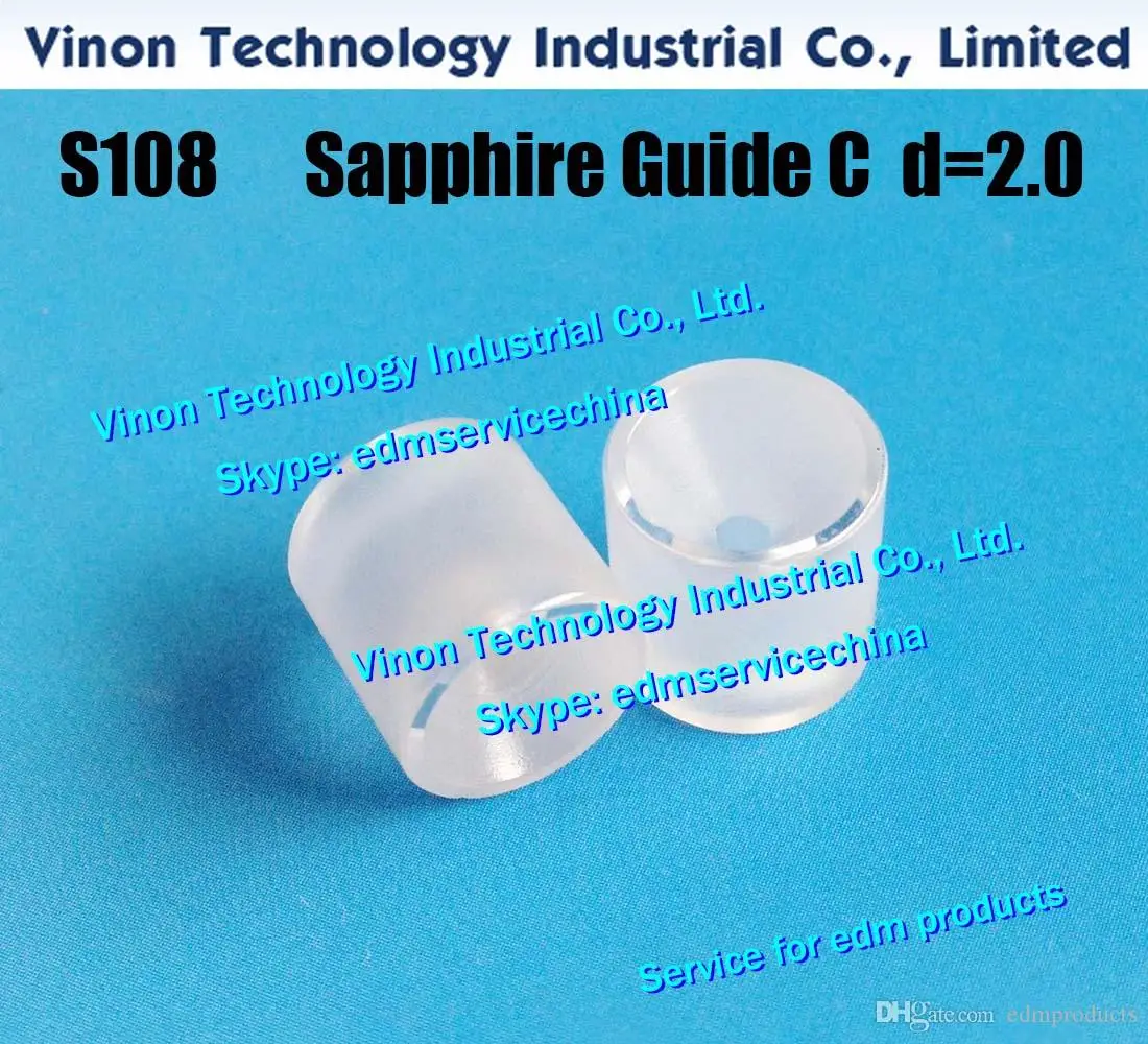S108 верхняя направляющая sapphire C1 3082269 d = 2 0 мм Sub ESS 24.01.420 0204677 edm типа 90