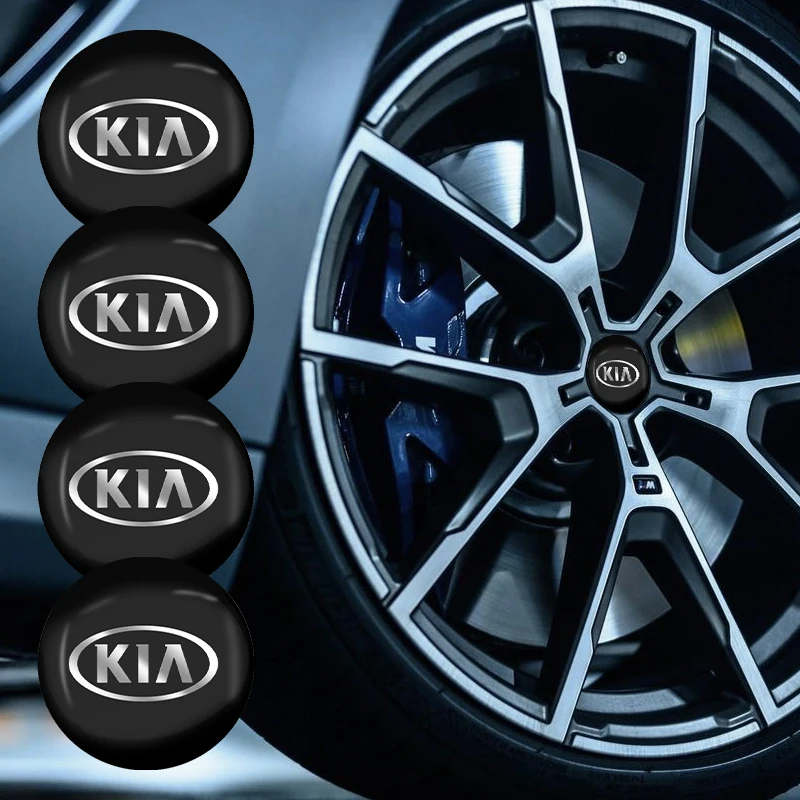 4 шт. металлические наклейки на ступицу колеса для Kia Rio 3 K2 Ceed Cerato K3 Sportage Picanto K5 Optima