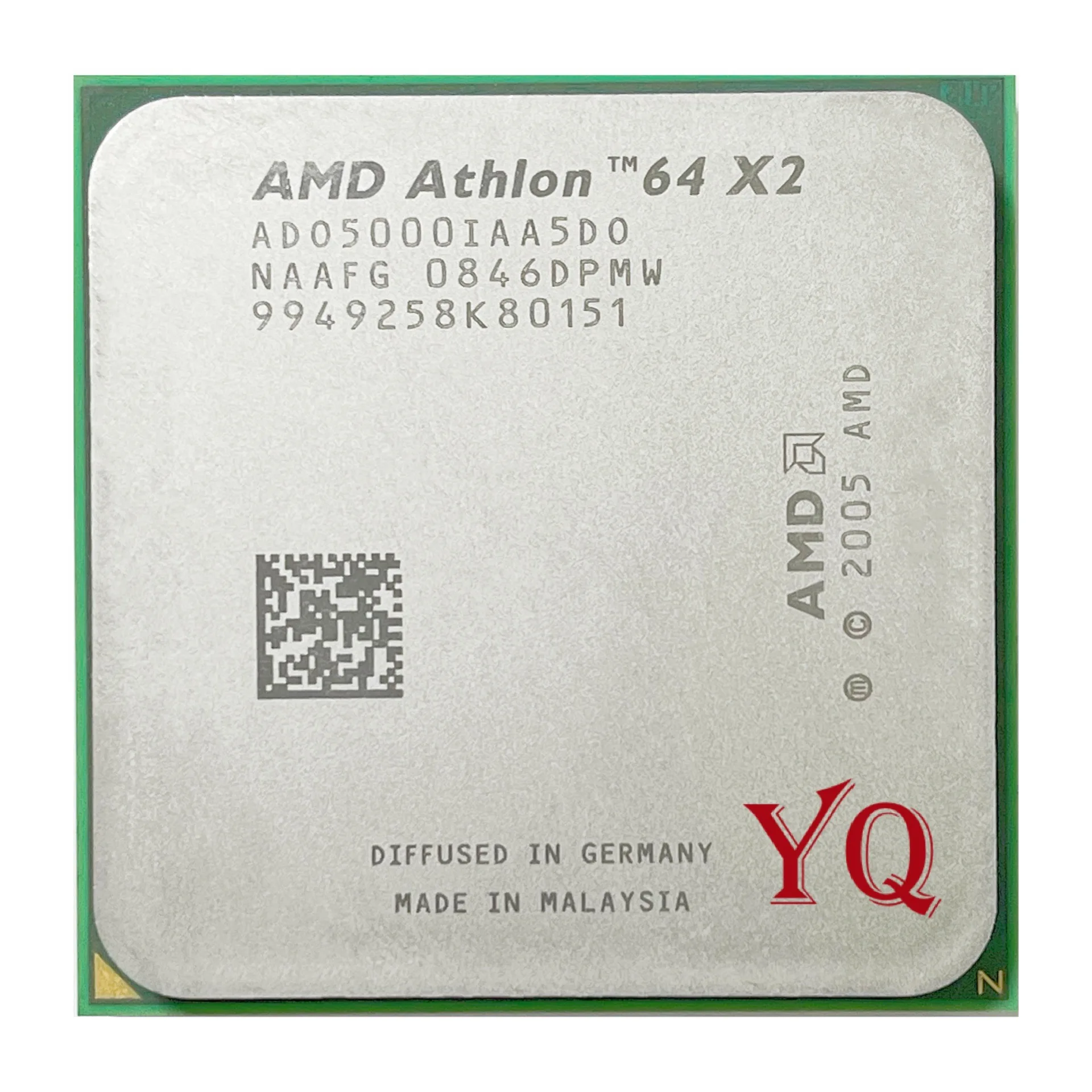 AMD Athlon 64 X2 5000 + 2 6 ГГц двухъядерный ЦПУ процессор ADO5000IAA5DO Разъем AM2|Процессоры| |