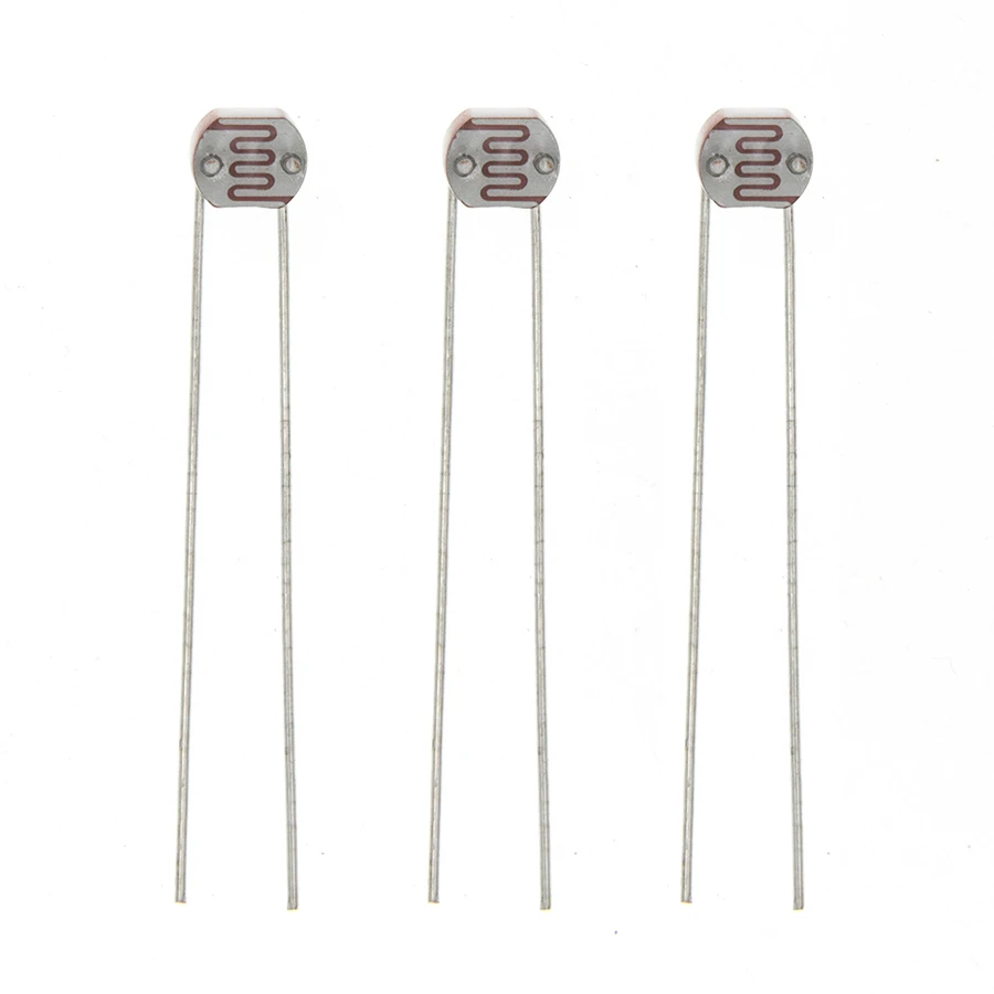 1000pcs 5528 Light Dependent Resistor LDR 5MM Photoresistor wholesale and retail Photoconductive resistance LDR5528 | Электронные