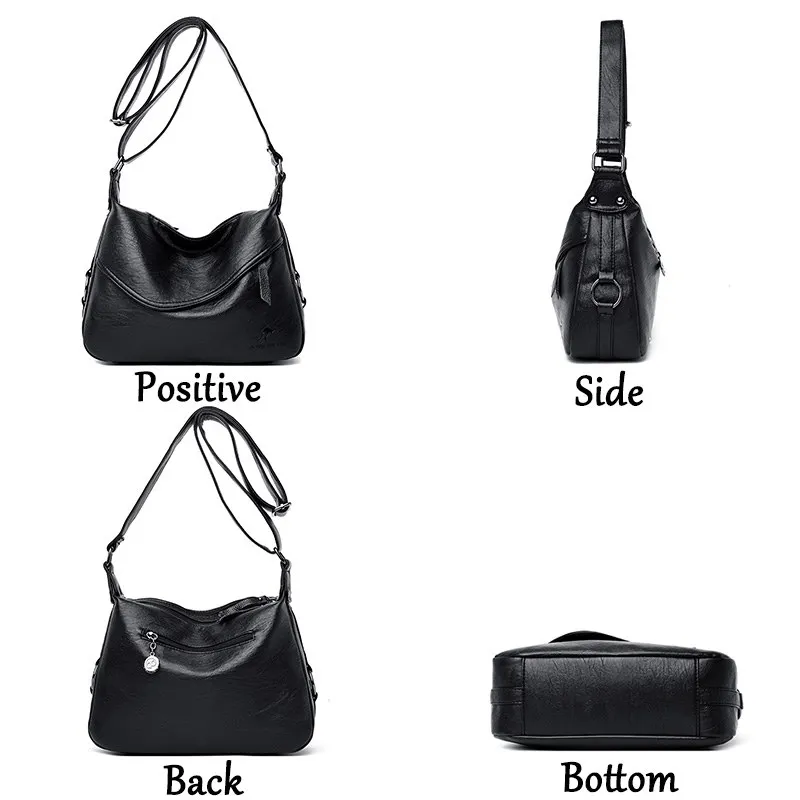 2021 женские кожаные сумки через плечо для женщин Tote Bolso Mujer Женская сумка модные