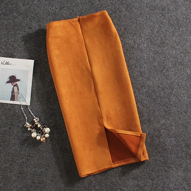 Женские юбки летнего размера плюс юбка карандаш до колена Женская винтажная