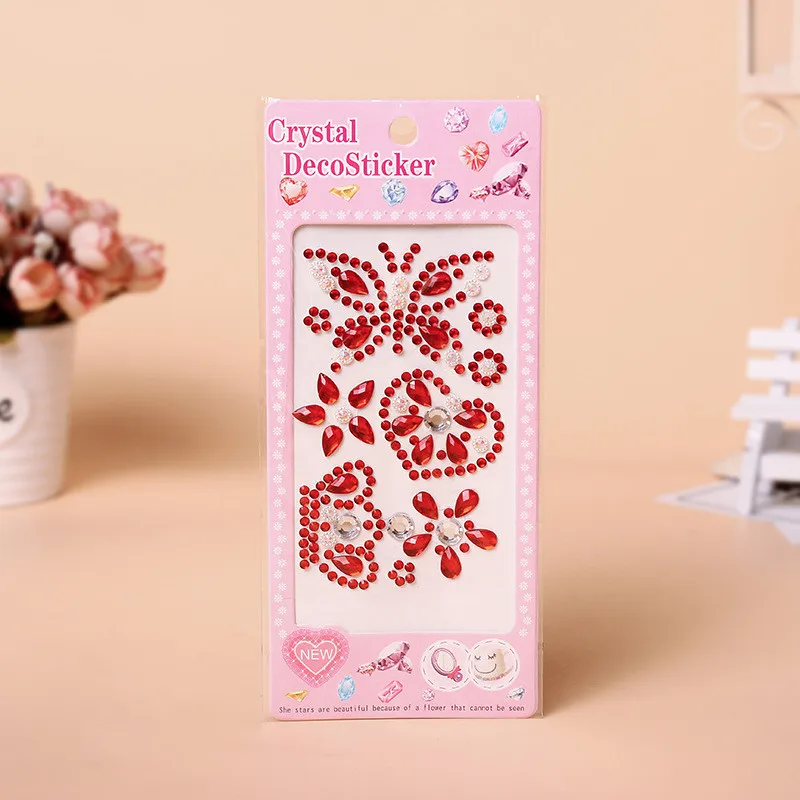 Акриловые Бабочки Корона любовь наклейки для женщин мобильный телефон оболочки