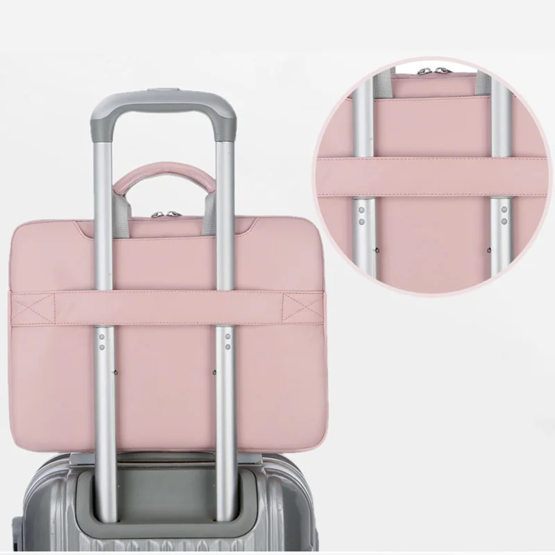 cute print laptop shoulder bag for macbook air pro retina 11 12 13 15 inch notebook cover handbag for lenovo hp xiaomi 14 15 6 free global shipping