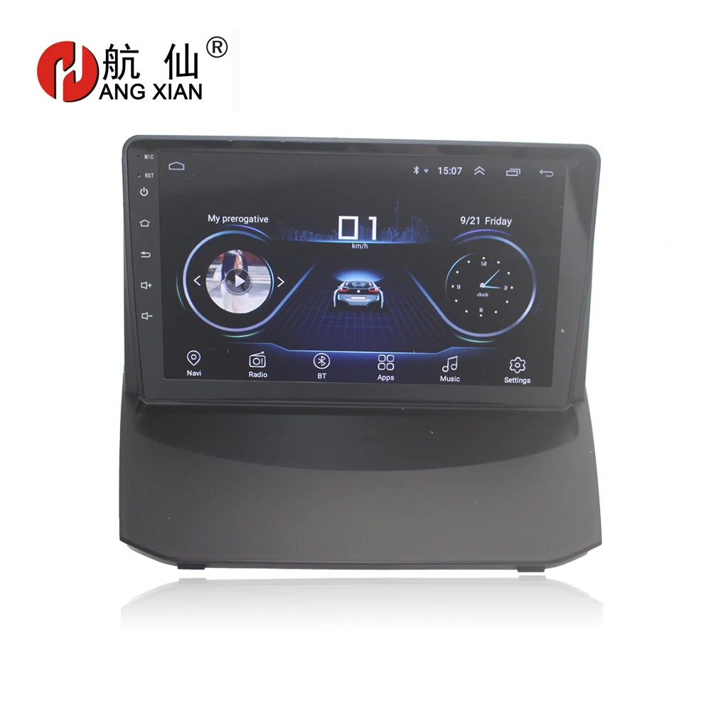 Bway 9 &quotАвтомобильный Радио стерео для Ford Fiesta 2013 2014 2015 2016 четырехъядерный Android 8 1