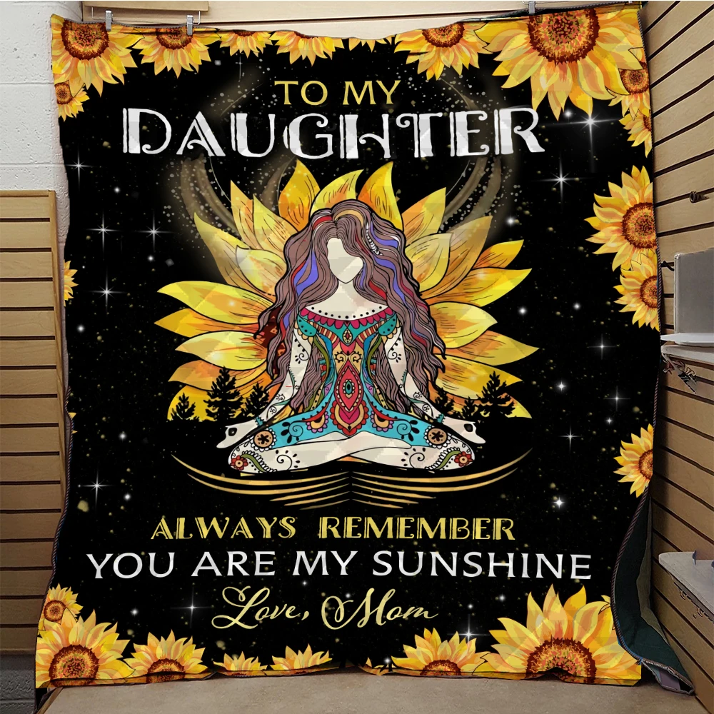 Мягкое стеганое одеяло с цветочным принтом и деревом для моей дочери всесезонное