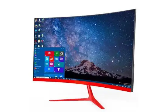 

24" 75Hz curved monitor 27 inch Curved 144Hz/165Hz 1920*1080 Monitor SPVA Computer Display Full Hdd input 2ms Respons HDMI/VGA