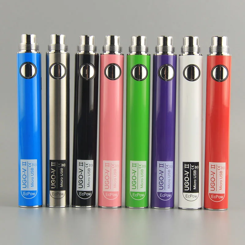 

Ugo V2 Electronic Cigarette eGo UGO-VII Passthrough 510 thread for Atomizers CE4 MT3 CE5 H2 T3S Vape Tank Vaper Pen Kit