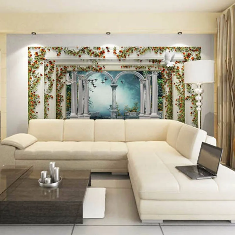 

Большие фрески Dream Gate, фоновые обои для телевизора, гостиной, дивана, спальни, 3D стерео, для свадьбы, размер под заказ