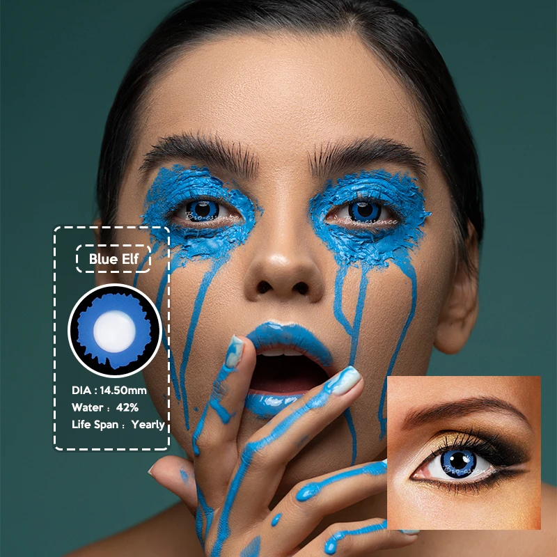

Bio-essence Official Colored Contact Lenses Color circle lens for Eyes Halloween Cosplay Anime For Tokyo Ghoul lens non diopter