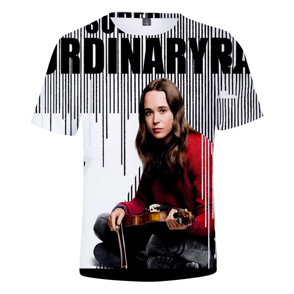 

Новинка, летняя футболка для мужчин и женщин, Эллиот Пэйдж 3D, в стиле преппи, уличная одежда, Молодежная, жизнерадостная, в стиле ретро, иннов...