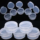 10 шт., пластиковые банки для косметических пуговиц