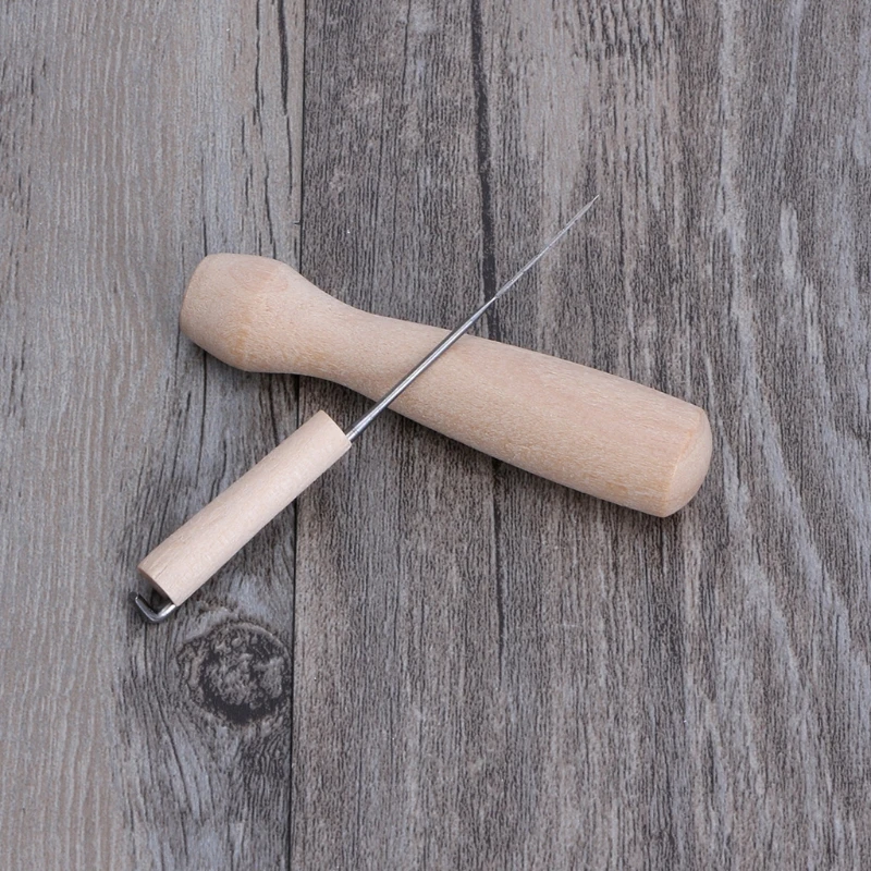 

Felting Needle Wooden Handle Holder DIY Tool For Creativ Craft 62KD