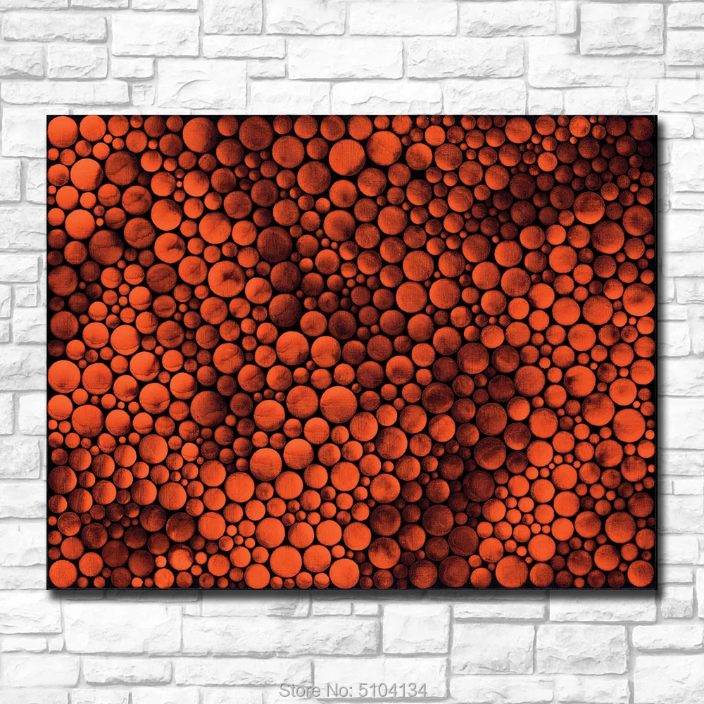 Краска маслом Рисование Yayoi Kusama точки навязь Домашняя Декоративная Настенная