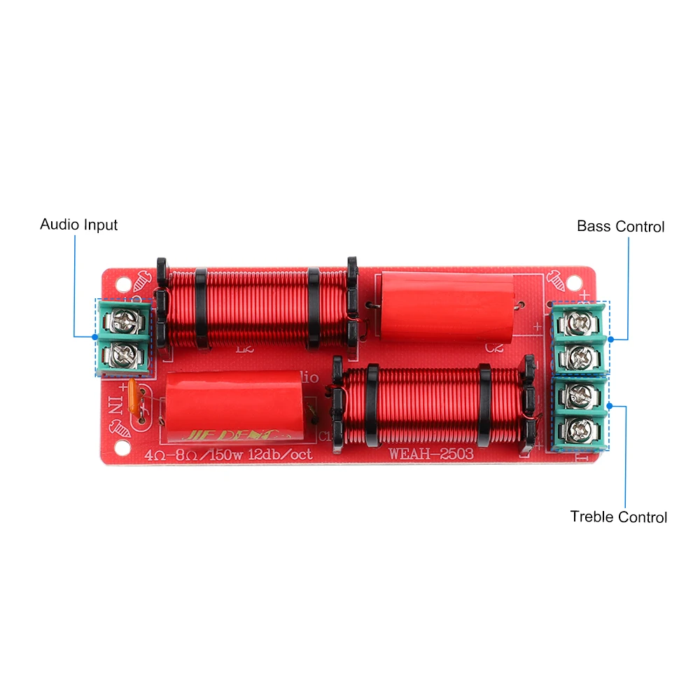 AIYIMA 2 шт. 150 Вт аудио динамик 2-полосный кроссоверный высокий бас единицы делитель
