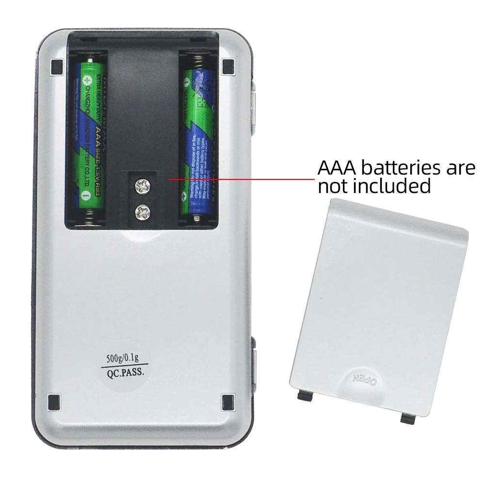 10 шт. электронные весы 500 г 0 1 Карманные ювелирные изделия с розничной коробкой