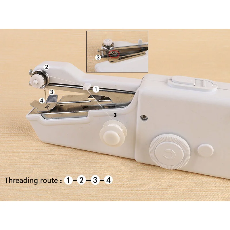 Портативные Ручные Швейные мини машинки для шитья и рукоделия беспроводная