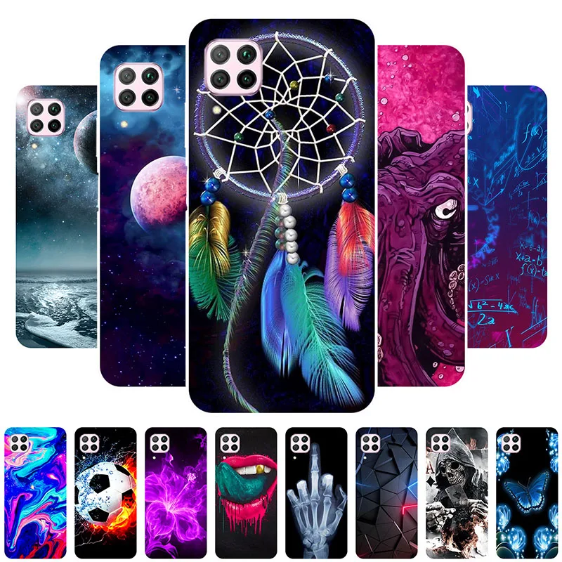 

For Huawei P40 Lite Case Fashion Soft Silicone Back Case for Huawei P 40 P40 Lite E Phone Cover for Huawei P40 Lite 5G P40Lite