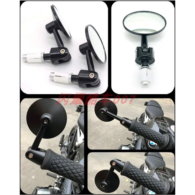 

Зеркало заднего вида для мотоцикла, металлические аксессуары для установки на конце ручки для Yamaha Suzuki Kawasak BMW Honda Ducati KTM
