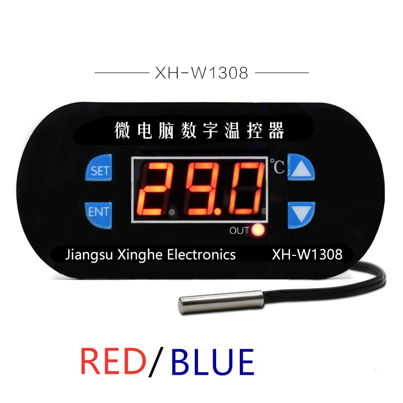 Регулируемый цифровой датчик охлаждения окружающей среды W1308 переменный ток 220 В