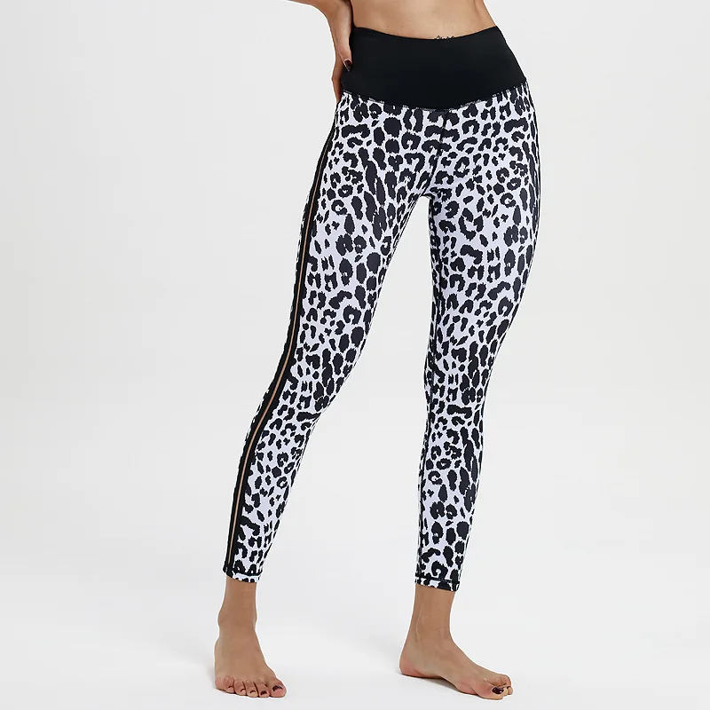 Оптовая продажа Леггинсы для йоги со змеиным рисунком сексуальные штаны девочек