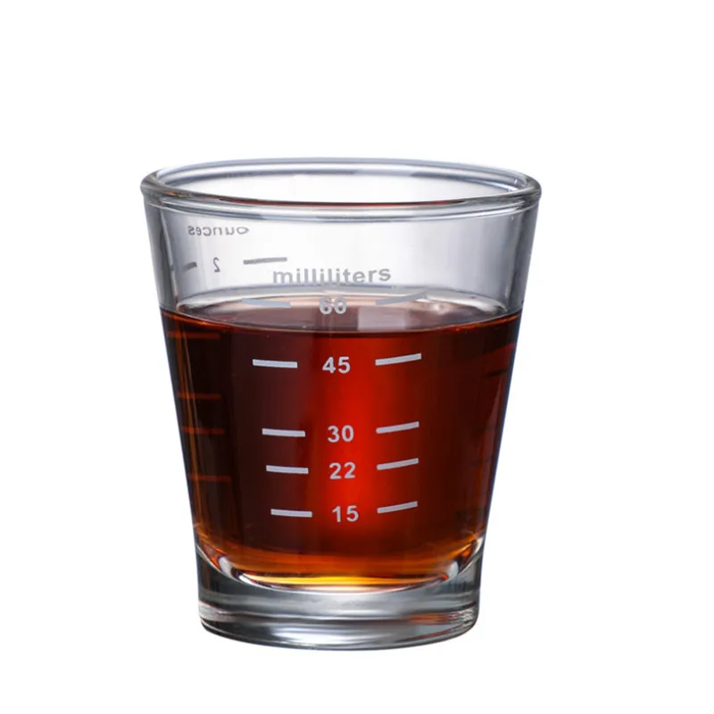 Кружка с двойной стенкой для молока стеклянная мерная чашка креативная офисная