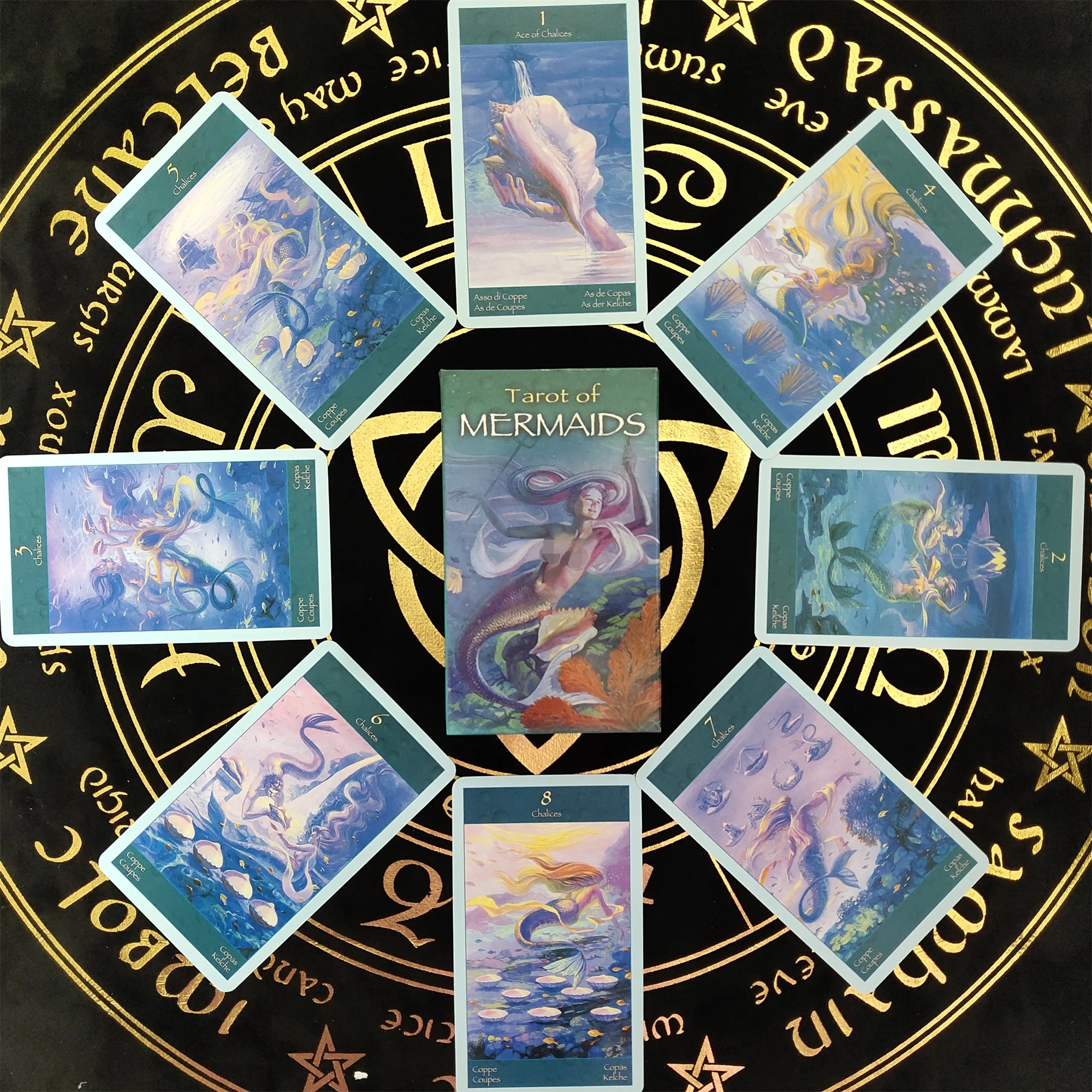 

78 шт./кор. новые карты Таро мермадес настольная игра на английском языке гадания Fate вечерние ваших друзей