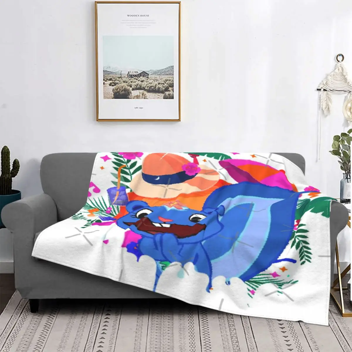 

Счастливое дерево друзья Petunia-Manta elegante, colcha de cama a cuadros, mantas de lino para sofha, manta de muselina, edredones y co