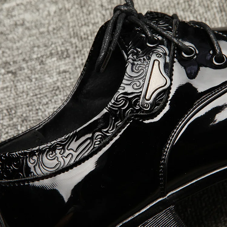 2019 новые черные деловые повседневные Модные трендовые мужские туфли с