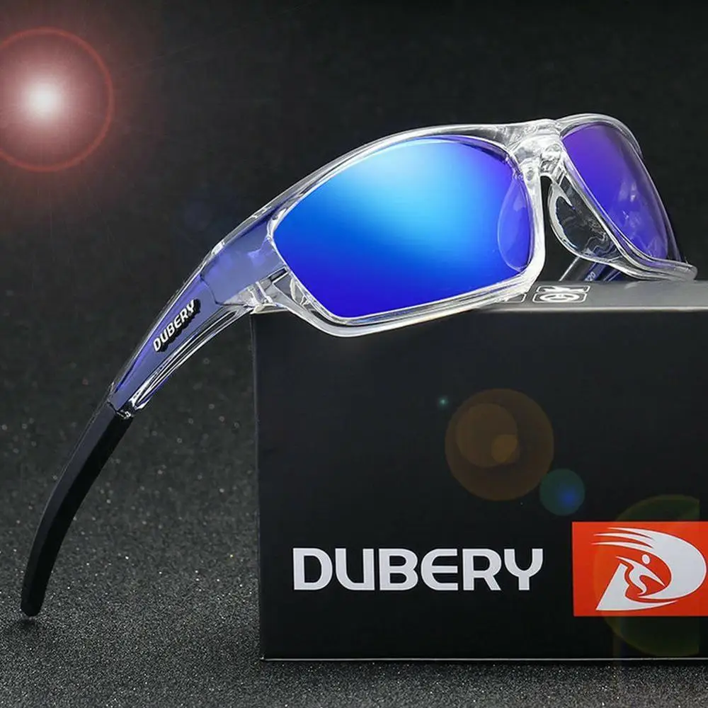 Бренд dubery Дизайнерские мужские очки поляризованные черные водительские