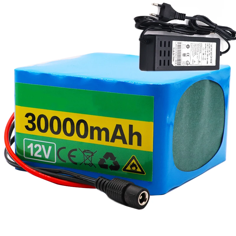 

Lithium battery gtf 12v 30ah 3s12p 11.1v 12.6v package for reversing xenon solar lamp street tourism car etc.
