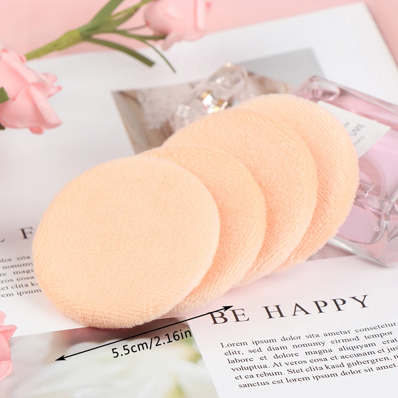 

6Pcs/bag Professional Round Shape Facial Face Body Powder Foundation Puff Portable Soft Cosmetic Puff Women Beauty Tool