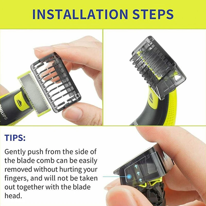 

1pcs Hair Clipper Limit Comb For P-hilips Norelco Oneblade Positioning Comb
