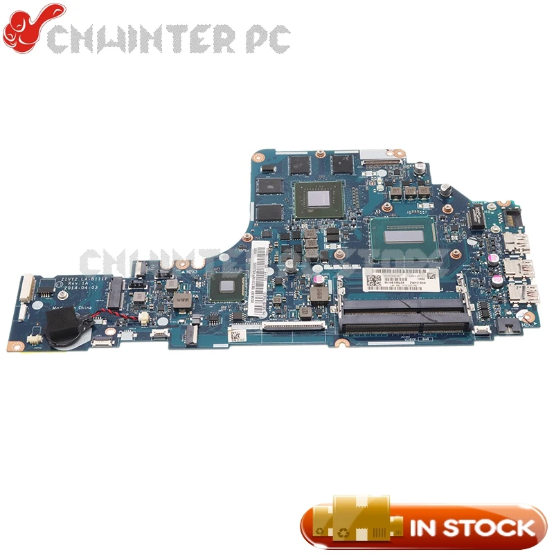 NOKOTION For Lenovo Y70-70 Y50-70 Laptop Motherboard 5B20F78873 ZIVY2 LA-B111P i7-4700HQ CPU GTX 860M 2GB |