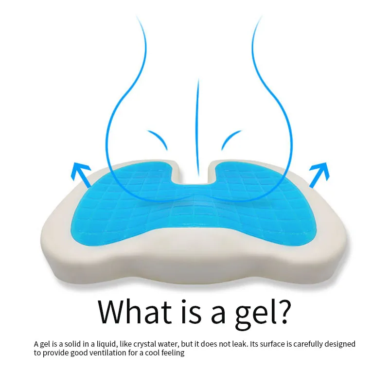 Новая гелевая Подушка для офиса уплотненная u-образная подушка обивки